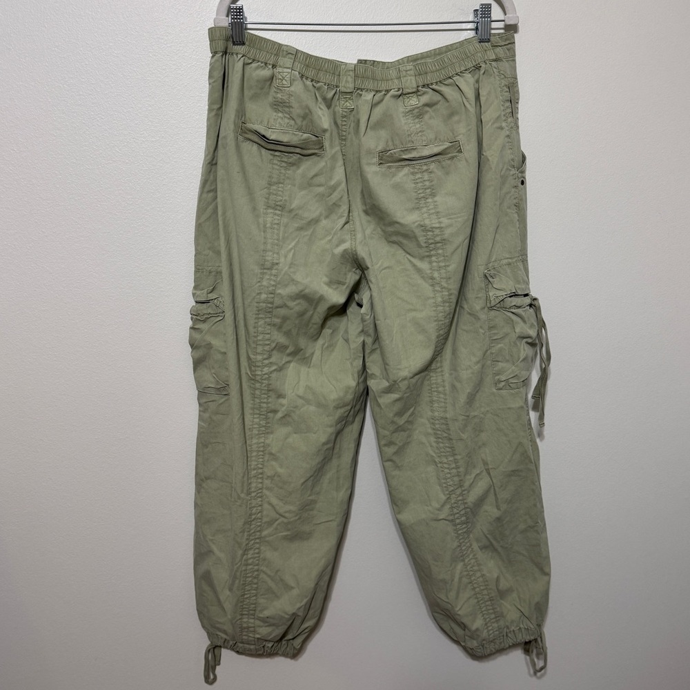 Anthropologie Tactical Utility Cargo Pants Green Size 32 Women’s Jogger - Picture 6 of 9